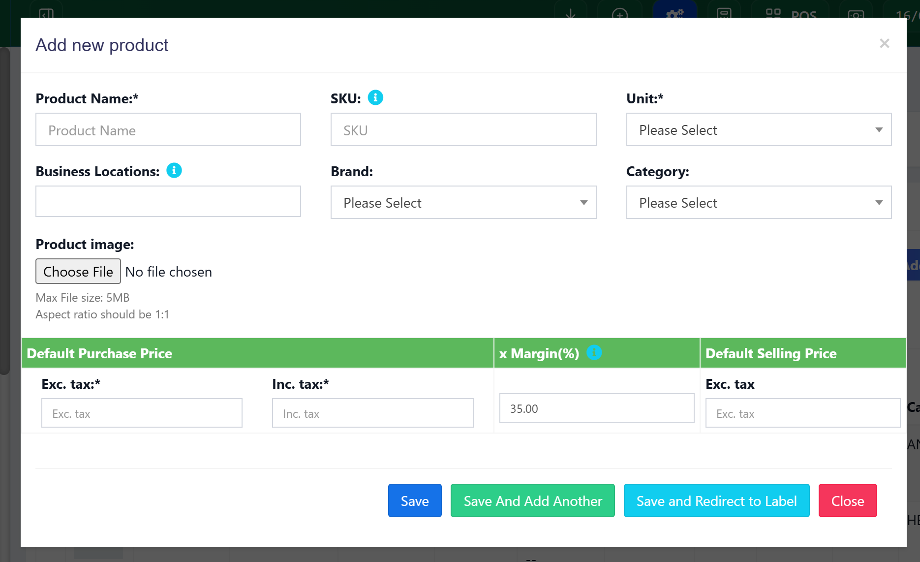 Quick Add Product Modal Preview