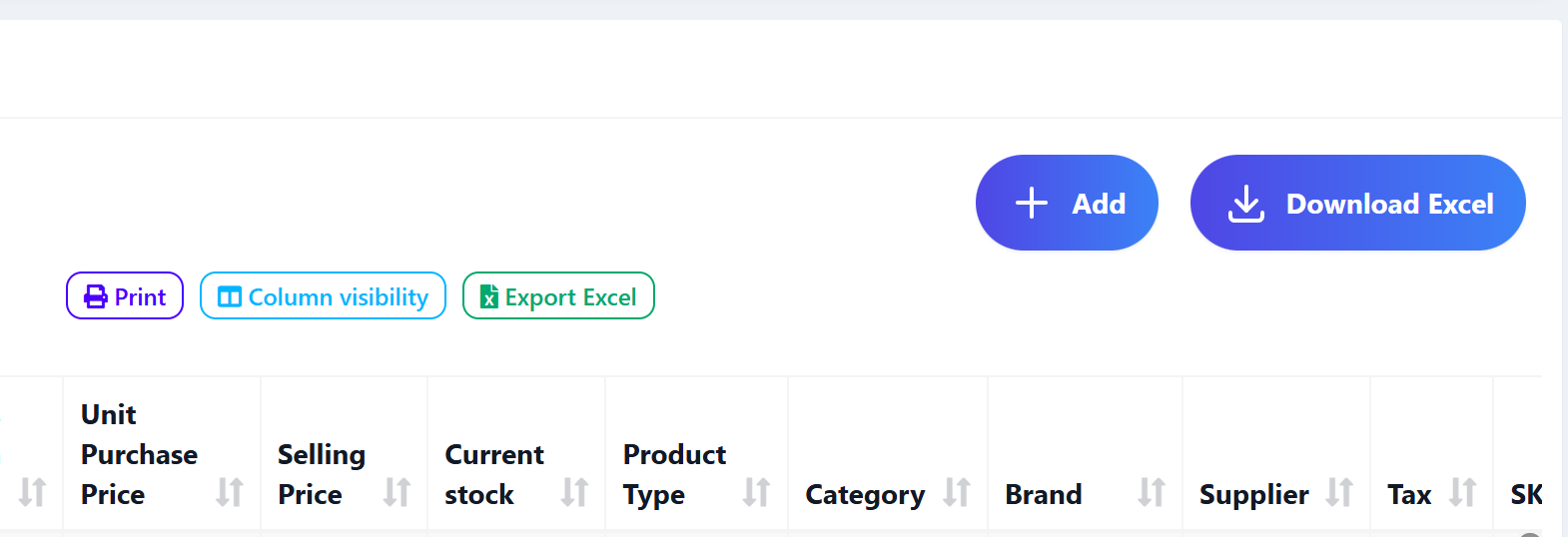 Adding Supplier to Products - Index
